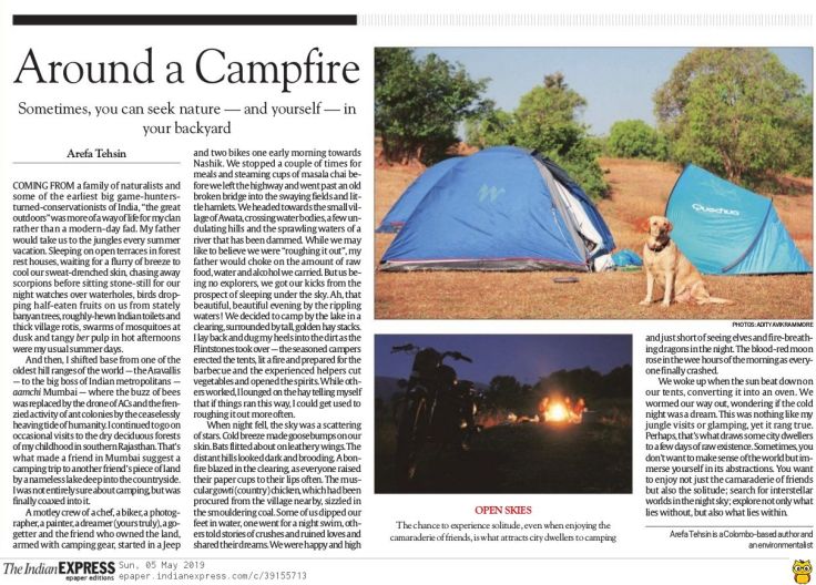 The Indian Express - Around a Campfire